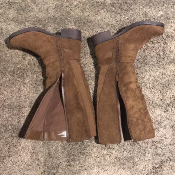 (UNR8ED) BROWN (Sz.8.5-W) upper textile/Outsole:Leather/Man Made - Picture 7 of 12